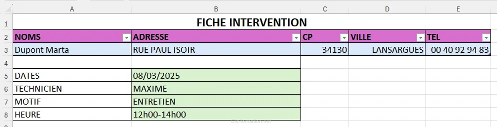 selection resultat